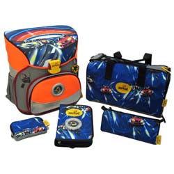 DerDieDas Schulranzen Fliegengewicht XS Set 5-teilig Wheel