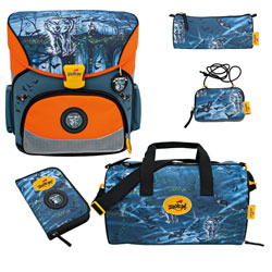 DerDieDas Schulranzen Fliegengewicht XS Set 5-teilig Dark Forest