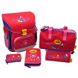 DerDieDas Schulranzen X Light Set 5-teilig Sunny Heart
