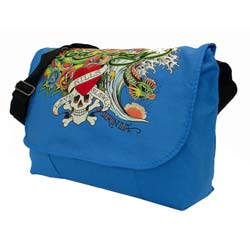 Ed Hardy All Over Courierbag Skull Skull
