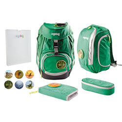 ergobag Schulranzen Schulrucksack Set 6-teilig Pingusaurus