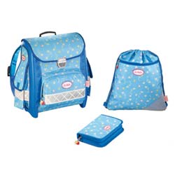 Hama Lillebi Schulranzen-Set Flower Blue