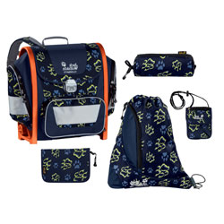Jack Wolfskin Schulranzen Set Ensign Paw