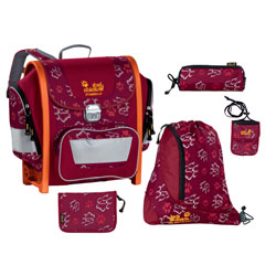 Jack Wolfskin Schulranzen Set Indian Paw