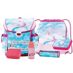 McNeill Schulranzen Ergo Light 2 Set 6-teilig Pegasus