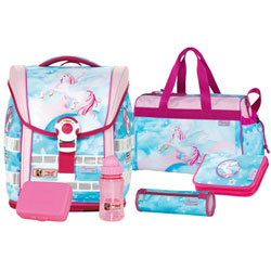 McNeill Schulranzen Ergo Light Compact Set 6-teilig Pegasus