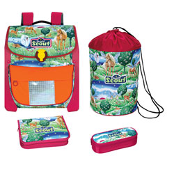 Scout Schulranzen Easy I Set 4-teilig Fantasy