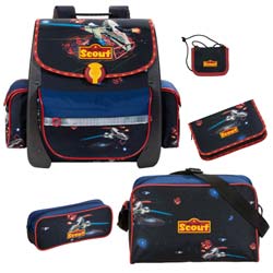 Scout Schulranzen Easy II Set Style Supernova
