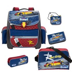 Scout Schulranzen Easy II Set Style Racing II