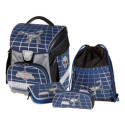Schneiders Schulranzen Schulranzen Set 4-teilig Cyber Monster
