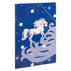 Step by Step Gummizugmappe A4 Blue Pony EAN: 4007249900050
