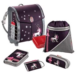 Step by Step Schulranzen Schulranzen Set Pure Touch Unicorn