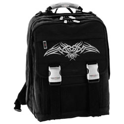 Take it Easy Schulrucksack Motiv London Tattoo Black