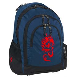 Take it Easy Motiv Schulrucksack Berlin Dragon Navy