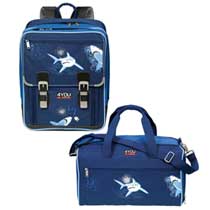 4you Limited 32 Rucksack-Set 2-tlg Shark