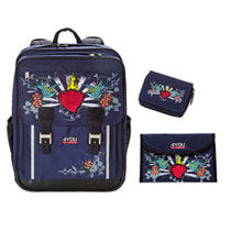 4You Rucksack Set 3-tlg Heartflame