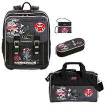 4You Schulrucksack Classic Plus Set 4-teilig Combat Sports