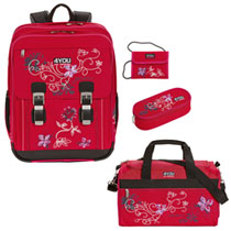 4You Schulrucksack Classic Plus Set 4-teilig Dreamway