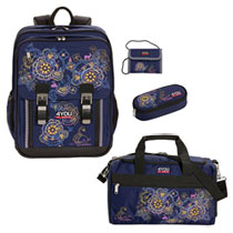 4You Schulrucksack Classic Plus Set 4-teilig Search of Dreams