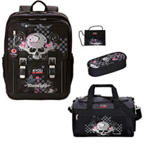 4You Schulrucksack Classic Plus Set 4-teilig Moonlight