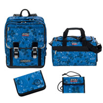 4You Rucksack Set 4-tlg Blue Blooms