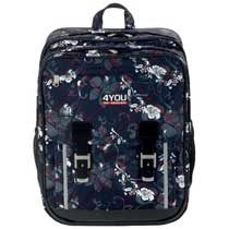 4You Schulrucksack Advance Flower Check