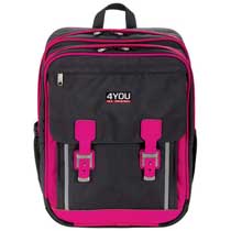 4You Schulrucksack Advance Grey Pink