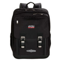 4You Schulrucksack Classic Plus Vario Black