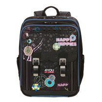 4You Schulrucksack LE Classic Plus Happy Hippies