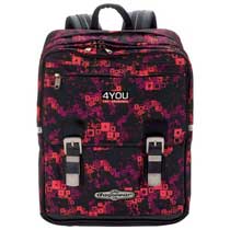 4You Schulrucksack Supersize Neon Squares