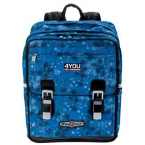 4You Schulrucksack Supersize Blue Blooms