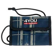 4You Money Bag Checkers Blue