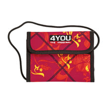 4You Money Bag Flower Check Red
