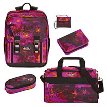 4You Schulrucksack Set 5-teilig Camo Lace