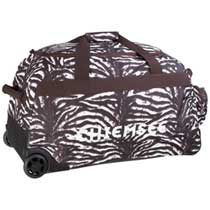Chiemsee Check in Large Zebra Black Coffee