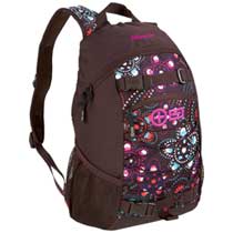 Chiemsee Rucksack Black Comp Bloomy Ice Turquoise