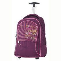 Esprit Youth Rucksack Trolley Friends Burgundy