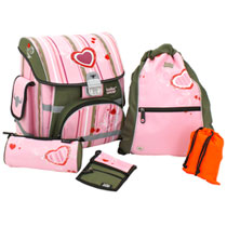 toito Schulranzen Set Pink Heart
