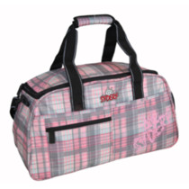 Fredys Sporttasche Groß Pink Check