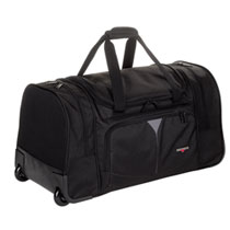 Hardware Wheeled Duffle Black Grey