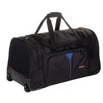 Hardware Skyline Wheeled Duffle Black Blue