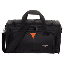 Hardware Travel Bag S Black Orange