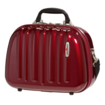 Hardware Beautycase Metallic Red Shiny