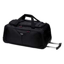Hardware Edge Wheeled Duffle Black