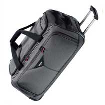 Hardware Edge Wheeled Duffle Silver