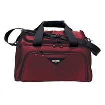 Hardware Edge Travel Bag Dark Red