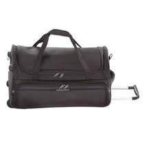 Hardware Solid Wheeled Duffle Black Grey