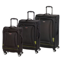 Hardware Trolley Set 3-teilig 4 Rollen Black Green