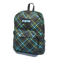 Jansport Superbreak Black Calypso Blue