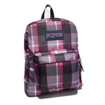 Jansport Superbreak Storm Grey Plaid